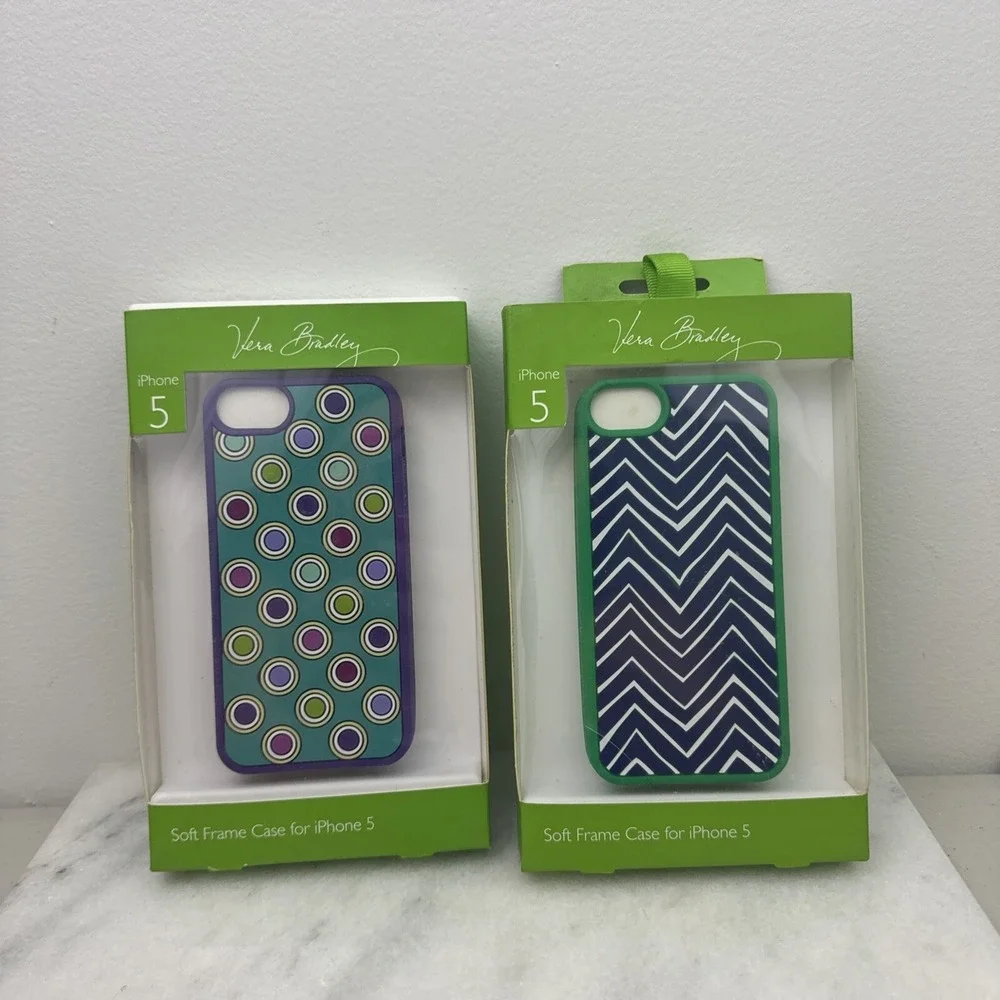 Set of 2 Vera Bradley IPhone 5 Cases